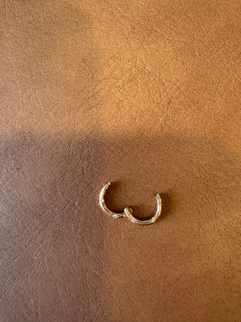 14k yellow gold diamond connector